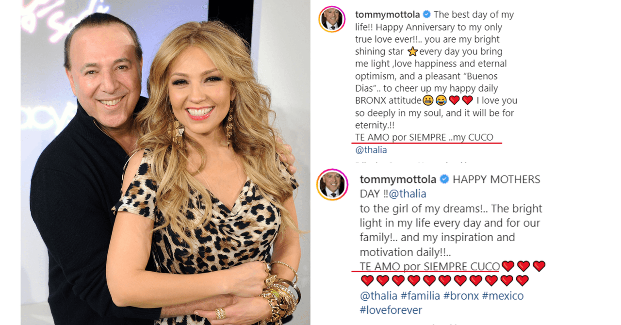 Tommy Mottola le puso un apodo de cariño a Thalía