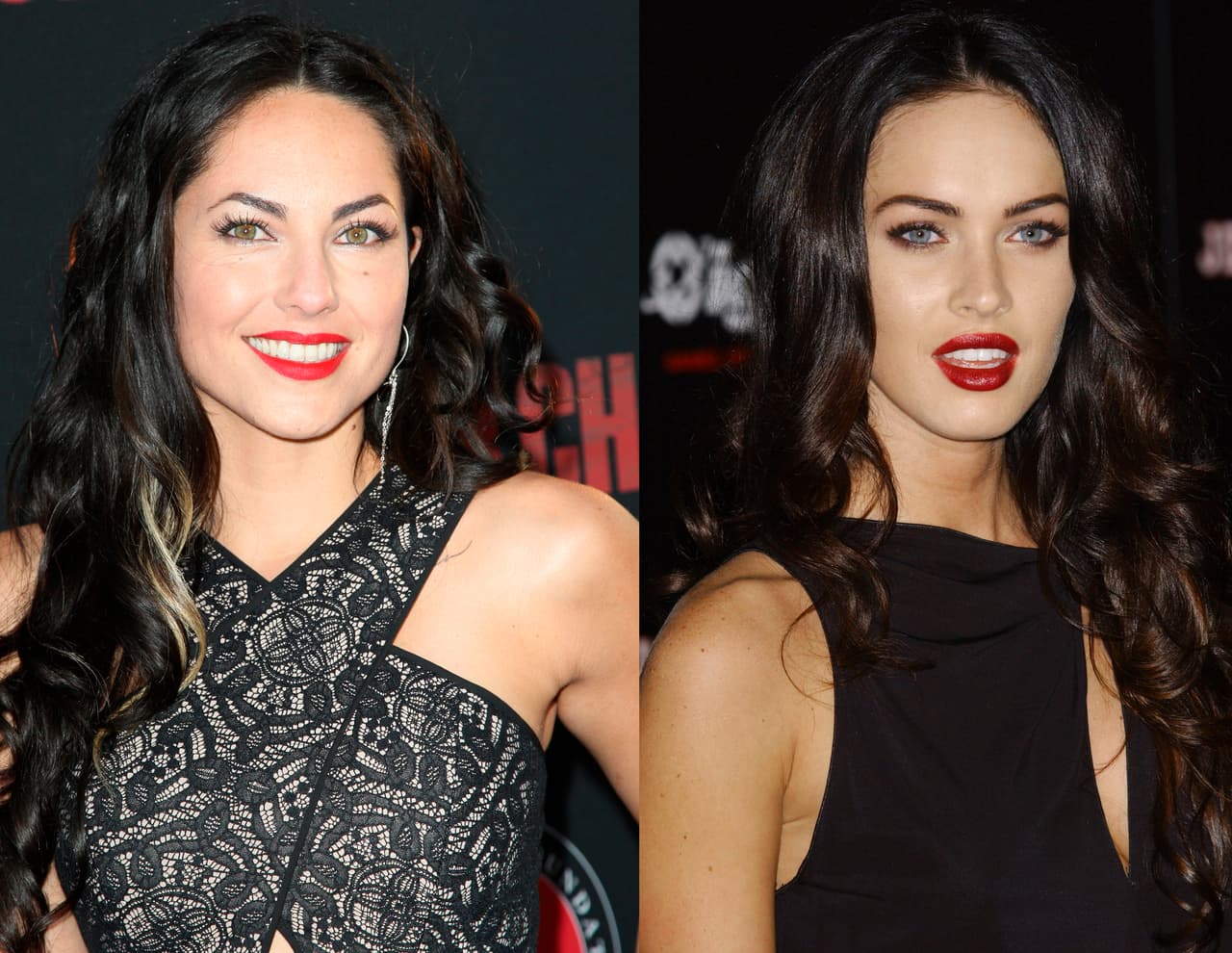 La similitud entre Bárbara Mori y Megan Fox sorprendió al público en cuanto la estadounidense de 34 años protagonizó la película 'Transformers'. Salvo por el color de ojos, una los tiene verdes y la otra azules, las actrices podrían confundir a cualquiera.
