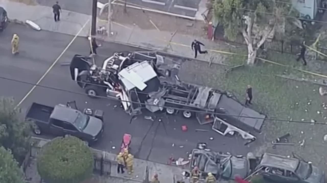 La policía de Los Ángeles está en la mira por la detonación de un cargamento de pirotecnia