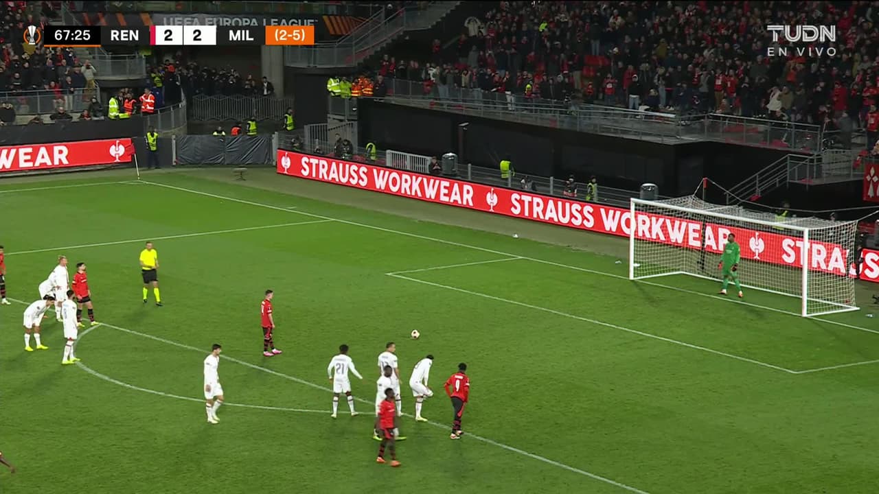 ¡GOL!  anota para Rennes. Benjamin Bourigeaud