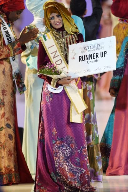 La joven procedente de la India, Muslimah Nazreen Ali, ganó rel título de subcampeona.