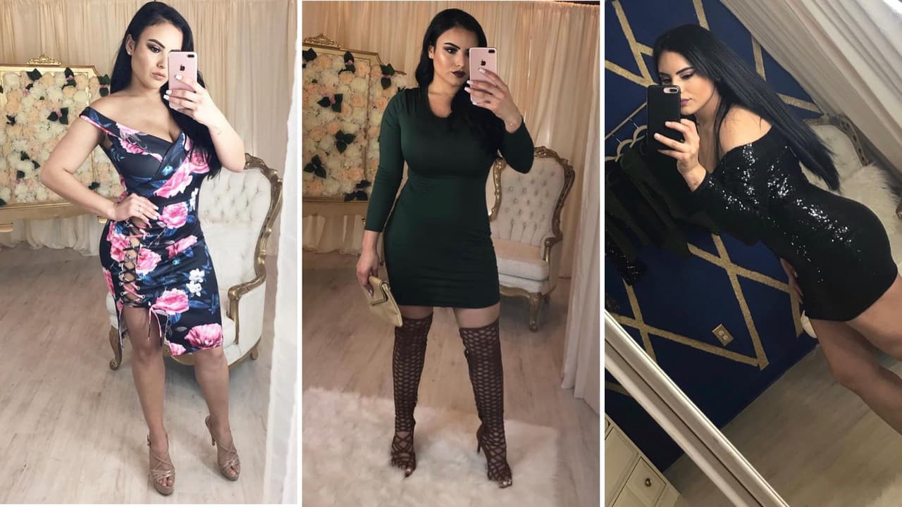 Evelyn Beltrán se mostró así en redes sociales.