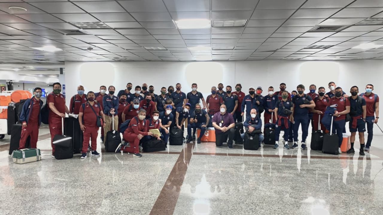 Con cuadro alternativo Cruz Azul arribó a República Dominicana