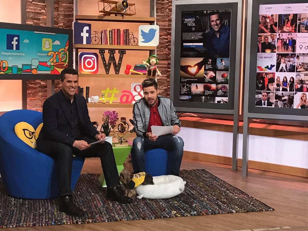 Y acompañó a William en su rincón social, donde se divirtieron juntos.