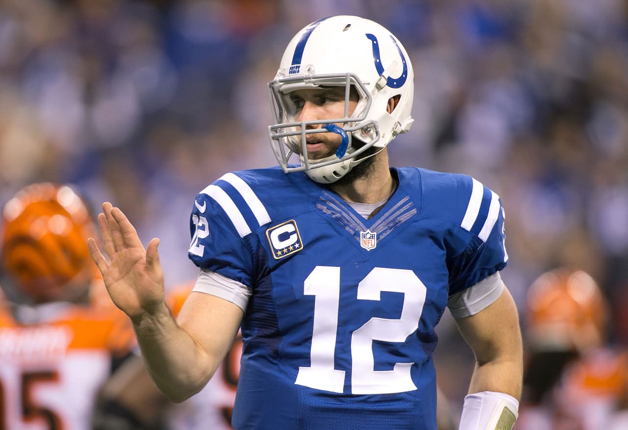 Andrew Luck se niega a poner el juego vs. los Patriots en el tope de su mente