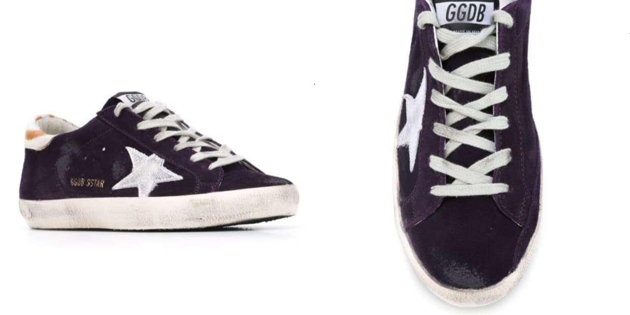 Y a pesar de que muchos pensaron que sus tenis no estaban perfectamente limpios ni cuidados, se trataba de los
<b><a href="https://www.goldengoosedeluxebrand.com/us/en">famosos Golden Goose</a></b>, una línea de zapatos deportivos cuyo principal sello es salir de la caja usados, sucios y con un costo promedio de $500 dólares. Un
<b><a href="https://www.univision.com/estilo-de-vida/zapatos/los-nuevos-tenis-de-moda-se-venden-rotos-desgastados-y-cuestan-mas-de-2-000-dolares">truco de las fashionistas</a></b> para que nadie sepa que van estrenando calzado.