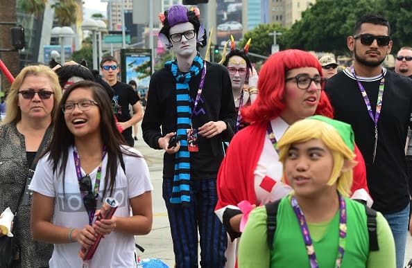 Vistiendo sus mejores disfraces, miles de aficionados se dieron cita en la edición 24 del Anime Expo.