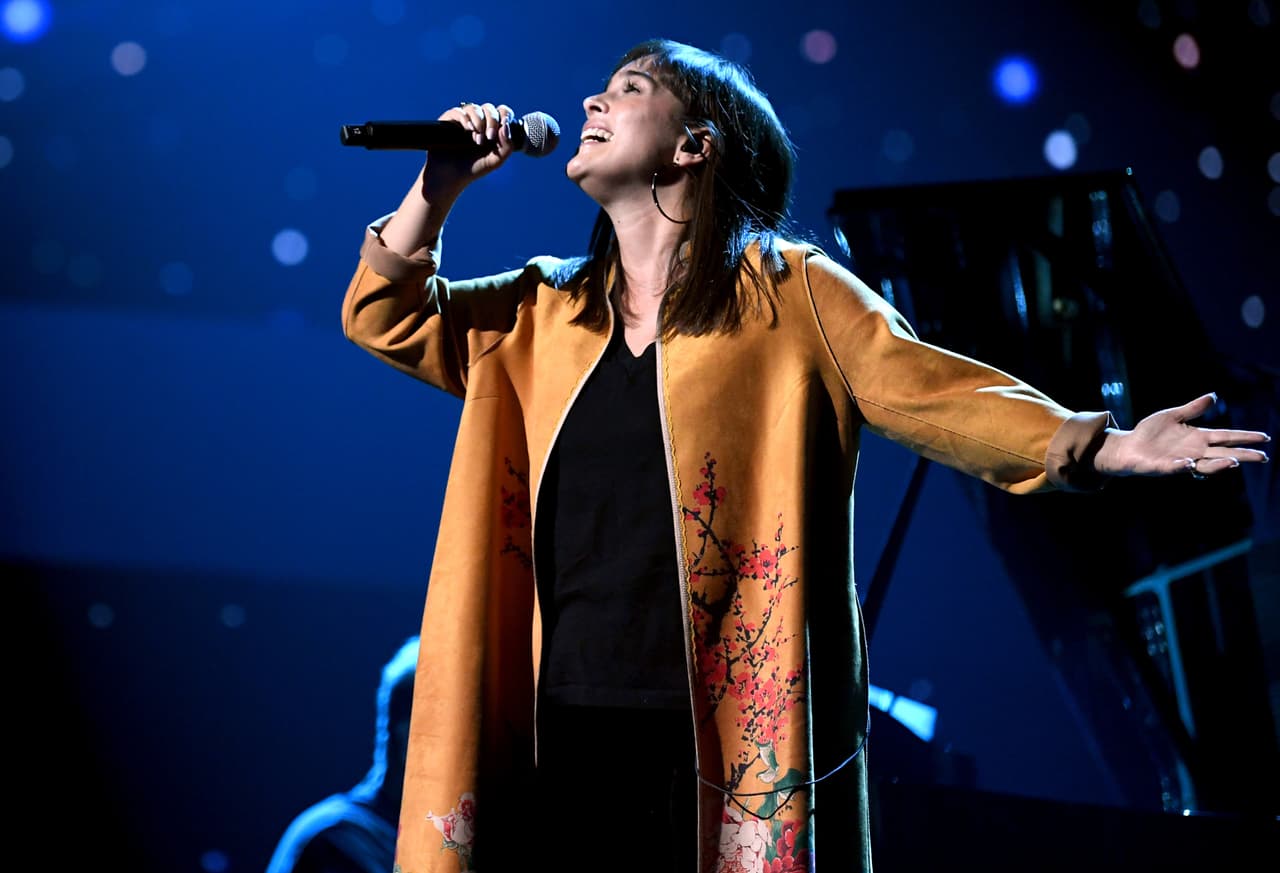 Día 1 - Paula Arenas durante los ensayos para la ceremonia de Latin GRAMMY en el MGM Grand Hotel & Casino en Las Vegas, Nevada.