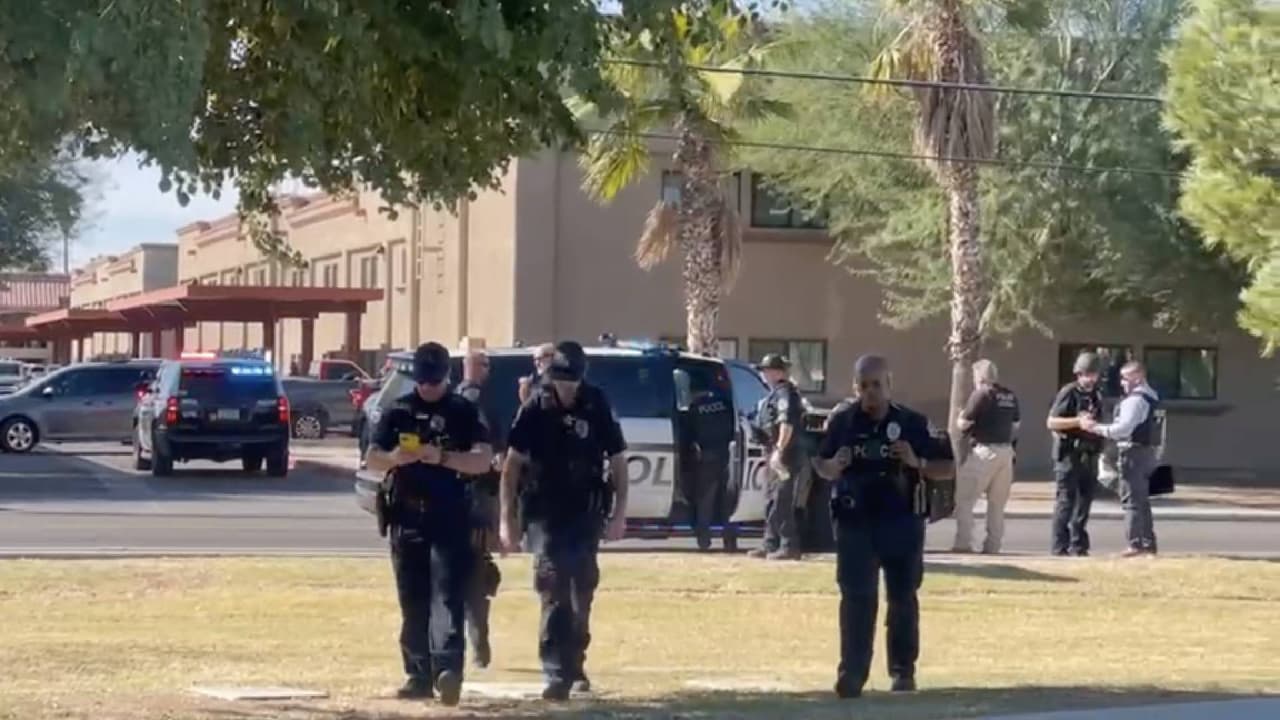 Se registra tiroteo con la policía en Mesa