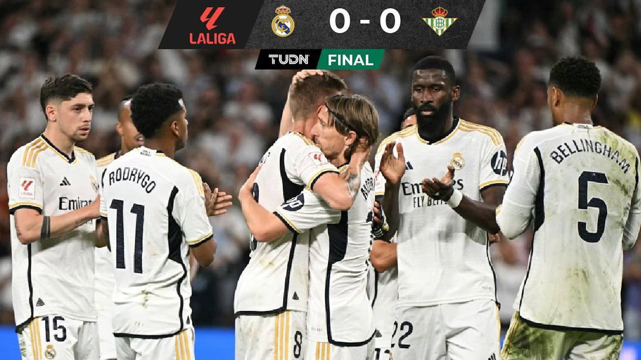 Real Madrid y Betis igualan en la despedida de Kroos de LaLiga