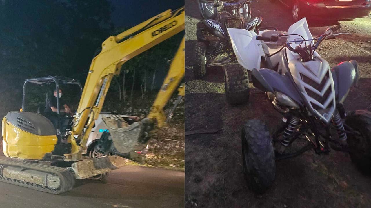 La división de Vehículos Hurtados de Bayamón, allanó una residencia en Dorado, donde encontraron decenas de vehículos.