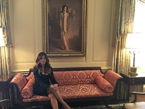 Para poder entrar a la Casa Blanca, Paola pasó por 6 puntos de seguridad donde te revisan minuciosamente.