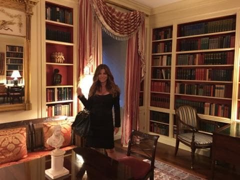 La reportera de Despierta América nos invitó a recorrer junto con ella los majestuosos salones.