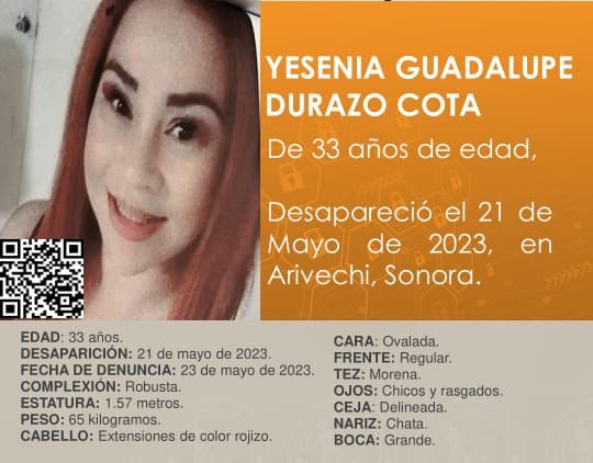 Investigan la desaparición de una madre buscadora en el noroeste de México