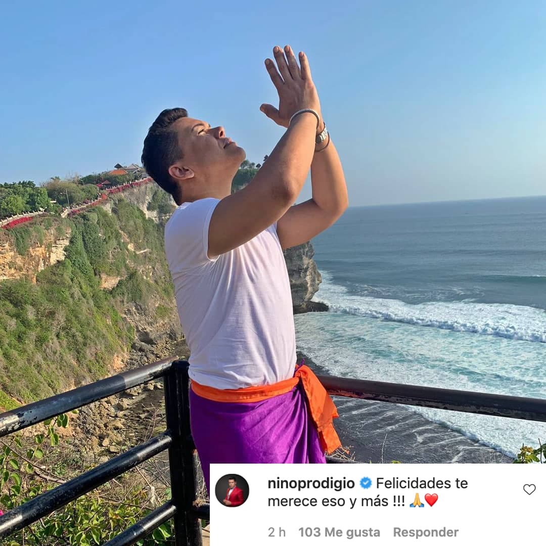 "Felicidades. ¡Te mereces eso y más!", apuntó Niño Prodigio.