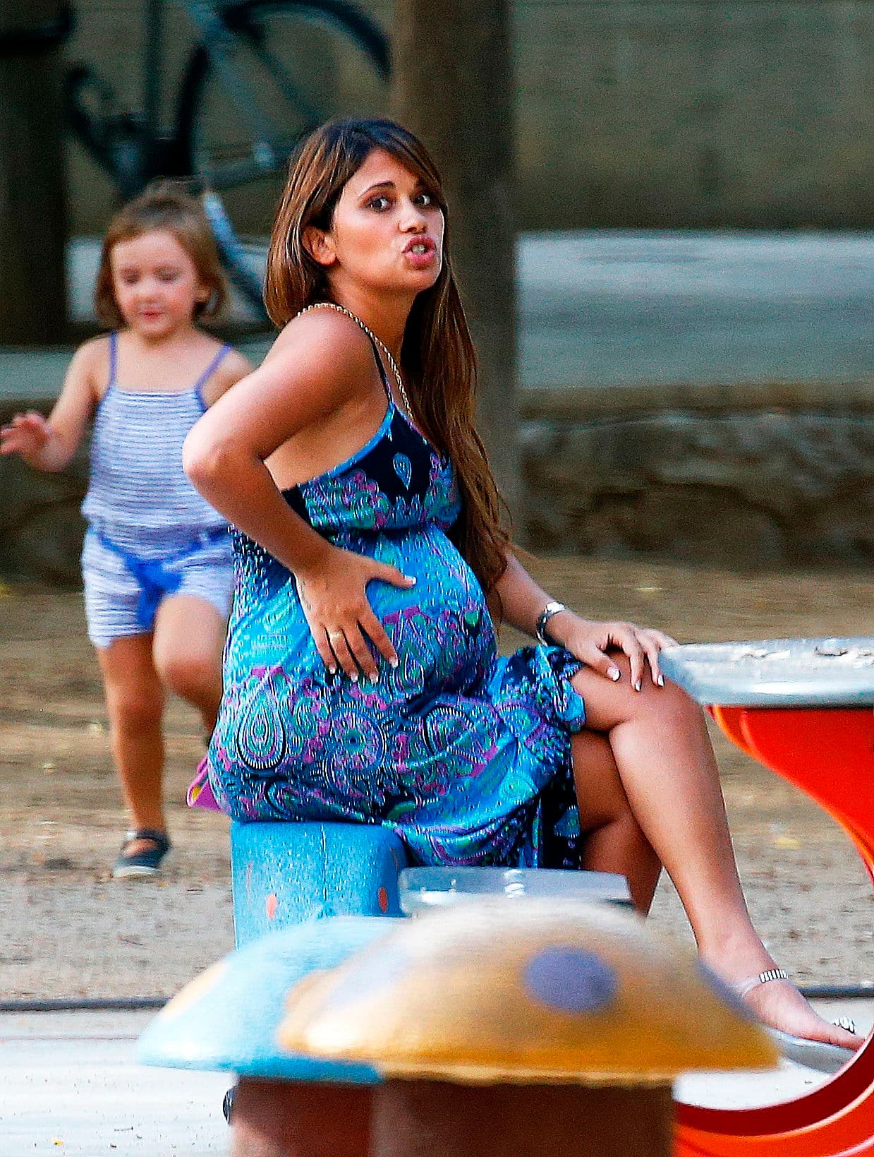 Las últimas fotos de Antonella embarazada.