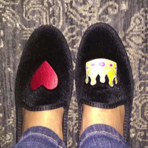 Los loafers con diseños divertidos son perfectos para el uso diario.