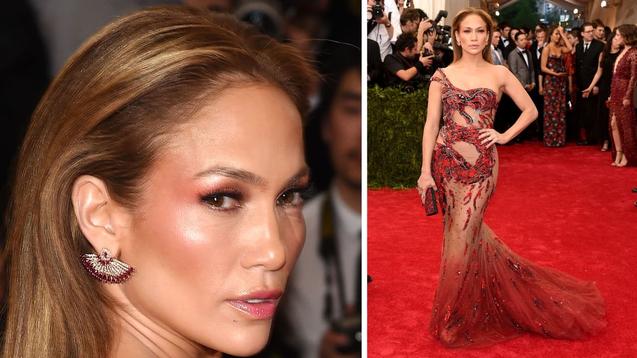 JLo en la Met Gala 2015.