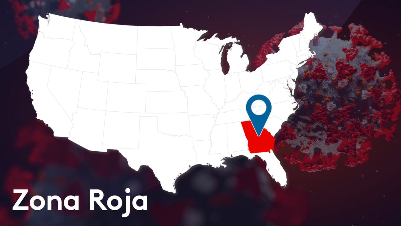 Georgia es “zona roja” por el coronavirus, según informe de la Casa Blanca