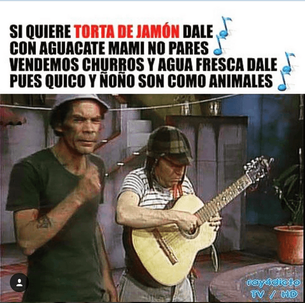 ¡Qué divertido! El intérprete de 'El Perdón' compartió este meme en sus cuentas.