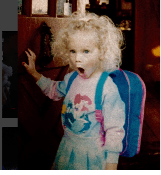 ¡Happy Birthday Taylor! La cantante presumió esta imagen de cuando era una pequeña niña, apropósito de que cumple 26 años.