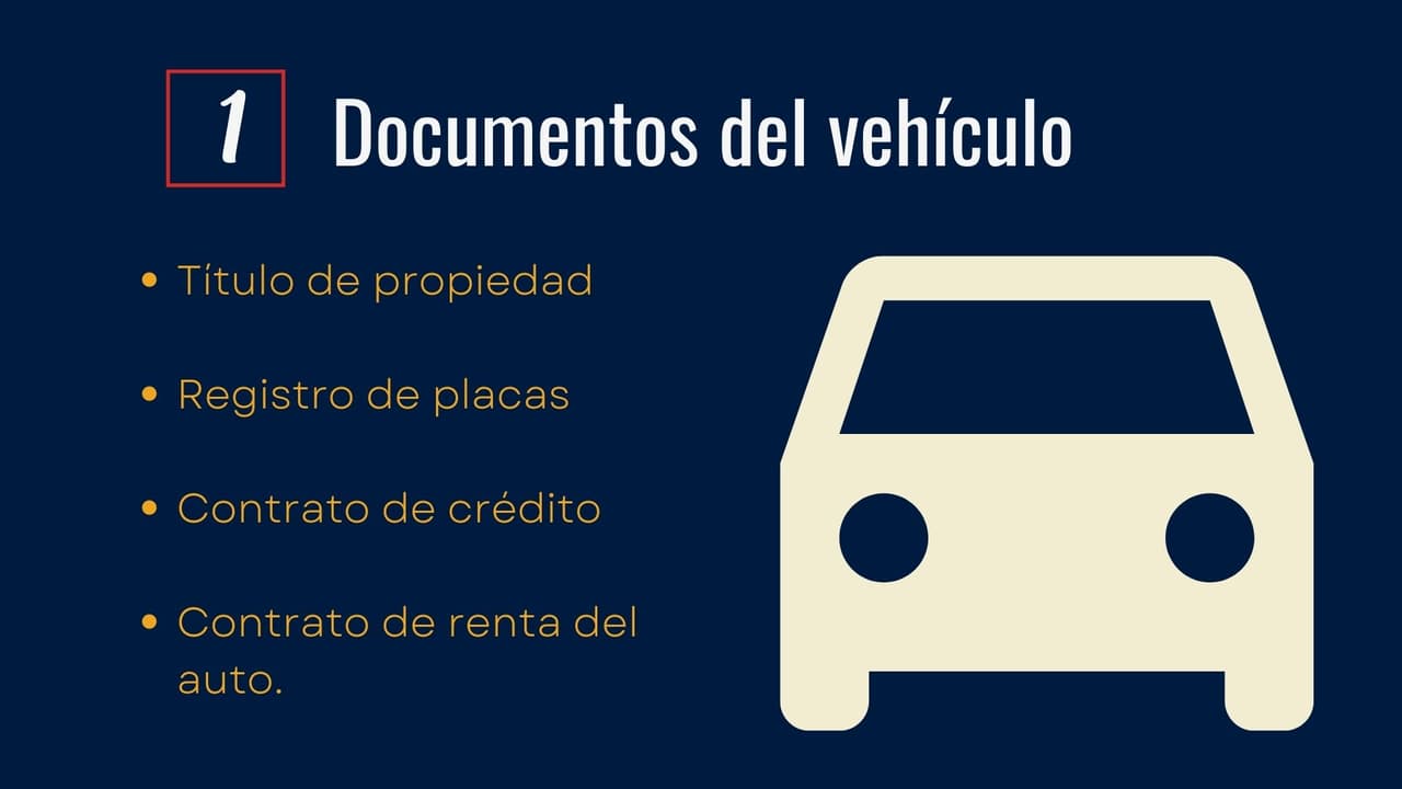 Para tramitarlo necesitas presentar un documento del carro.