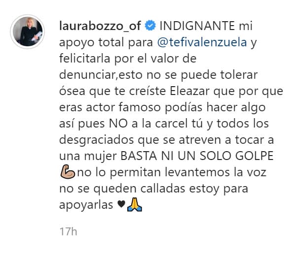 "A la cárcel tú y todos los desgraciados que se atreven a tocar a una mujer", finalizó la también abogada. 
<br>