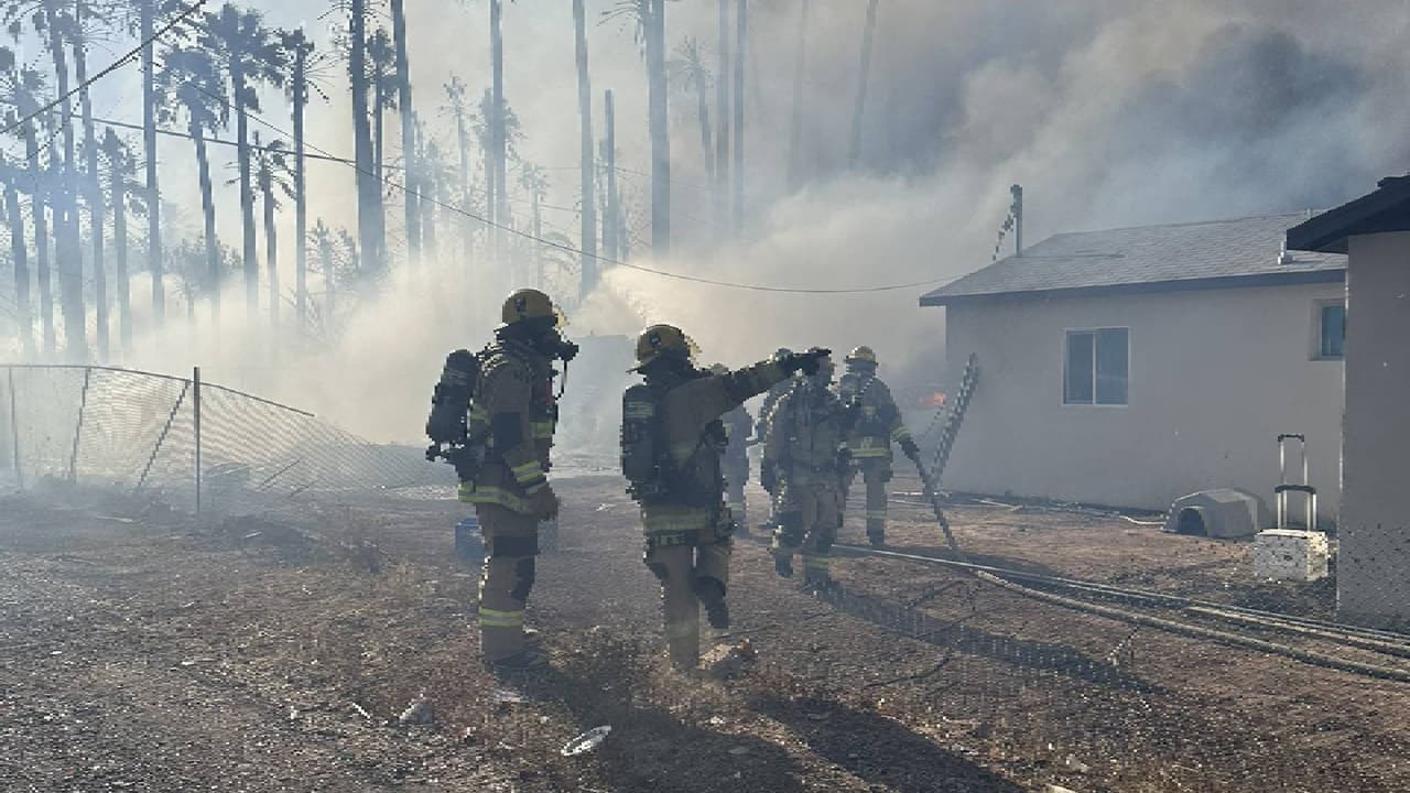 Dos casas y dos cobertizos sufrieron daños de consideración