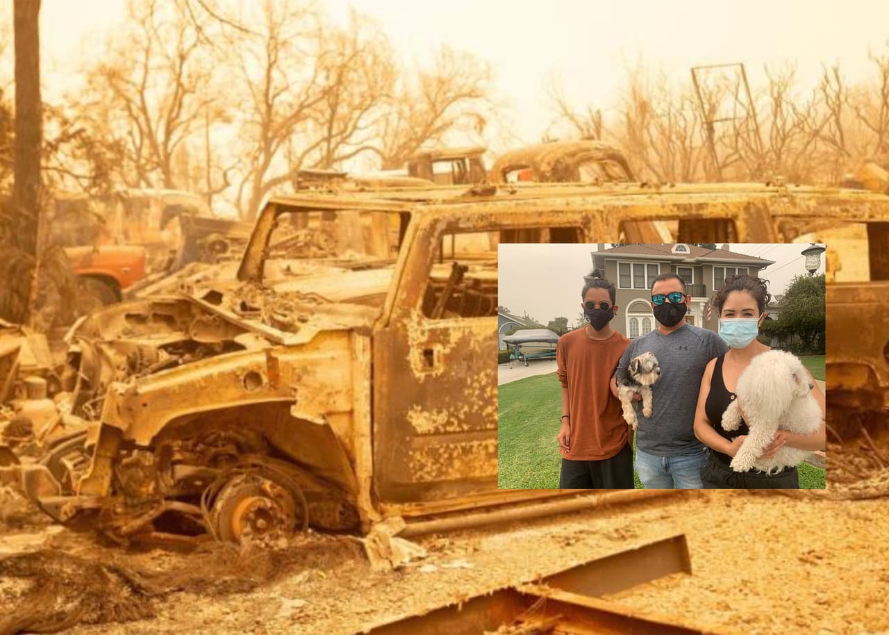 “Tuvimos que salir corriendo”: residentes buscan refugio tras perder sus casas por el paso del incendio Creek