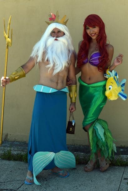 Ellos, más variados, con un sinfín de alusiones marinas: desde neptunos y poseidones, a cangrejos y peces, pasando por todo tipo de criaturas difíciles de identificar.