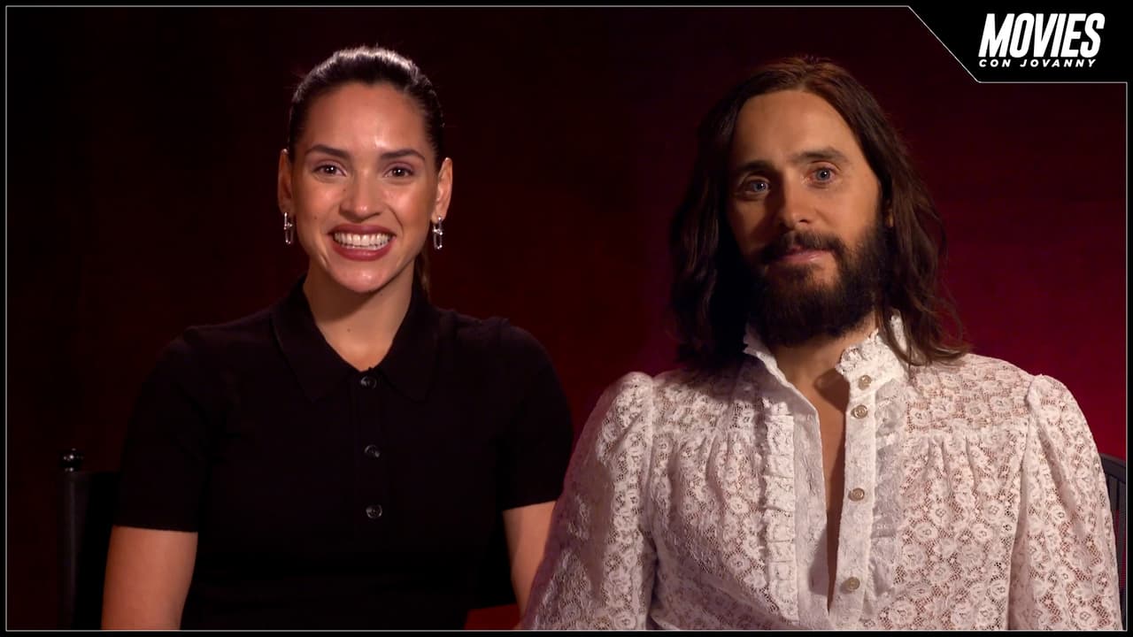 Platicamos de Morbius, vampiros y Spider-Man con Jared Leto y Adria Arjona