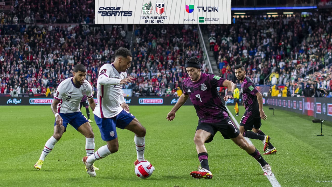 ¡Choque de Gigantes! Así puedes ver el México vs. Estados Unidos