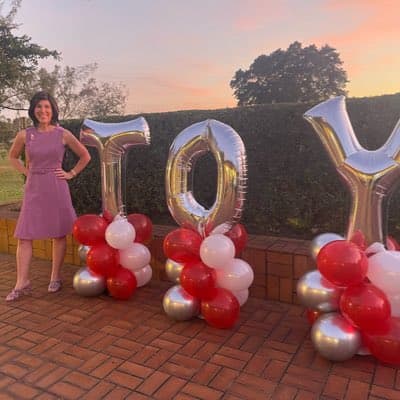 Aquí el día que se enteró que había sido nombrada Maestra Francisco R. Walkerd del año 2022, de las escuelas públicas de Miami-Dade. 
<br>