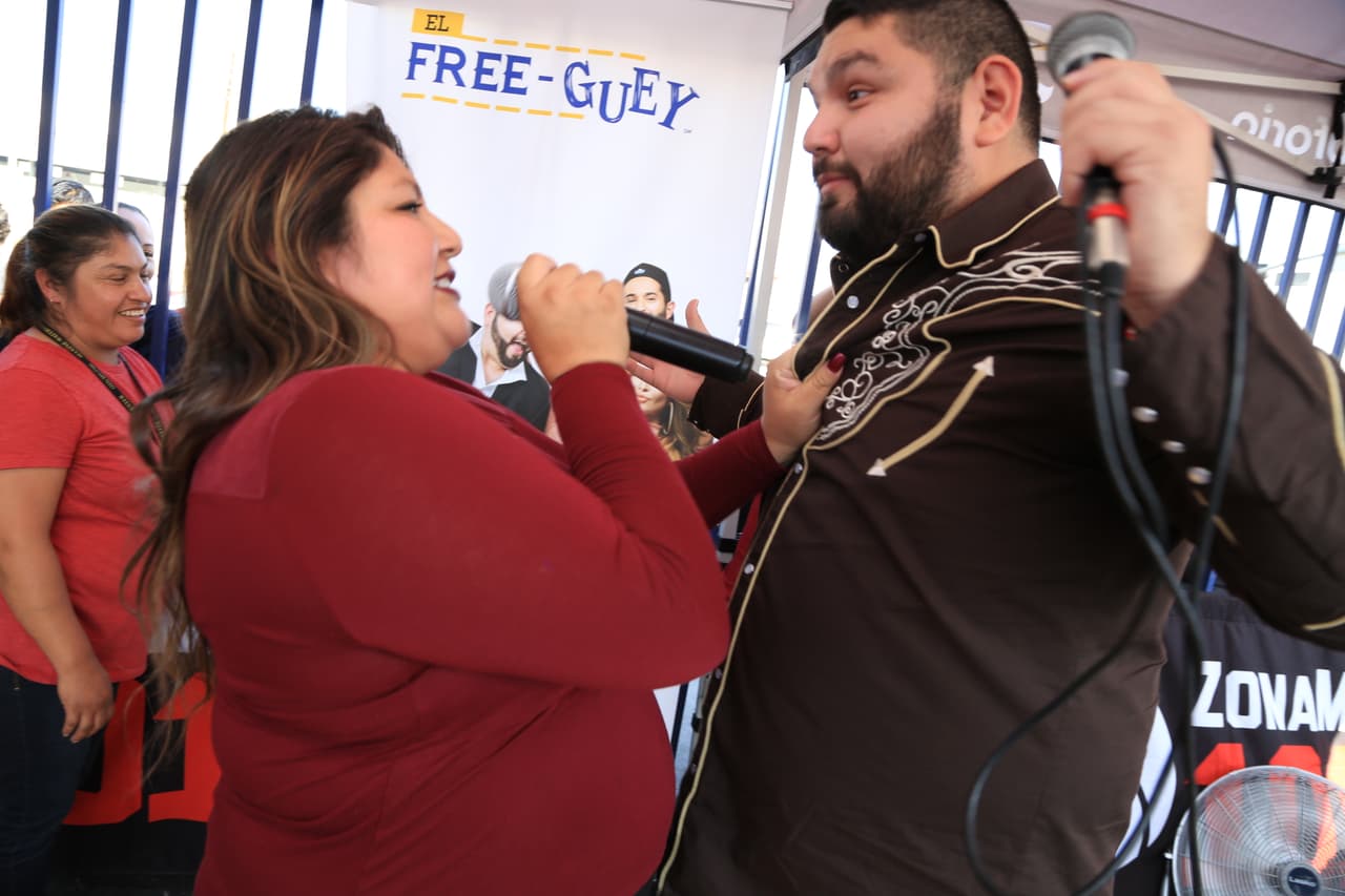 El Free-guey show es muy querido por su público y estas fotos lo demuestran.