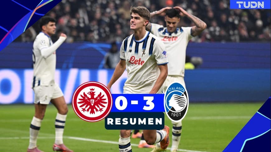 Resumen | Atalanta golea al Eintracht Frankfurt