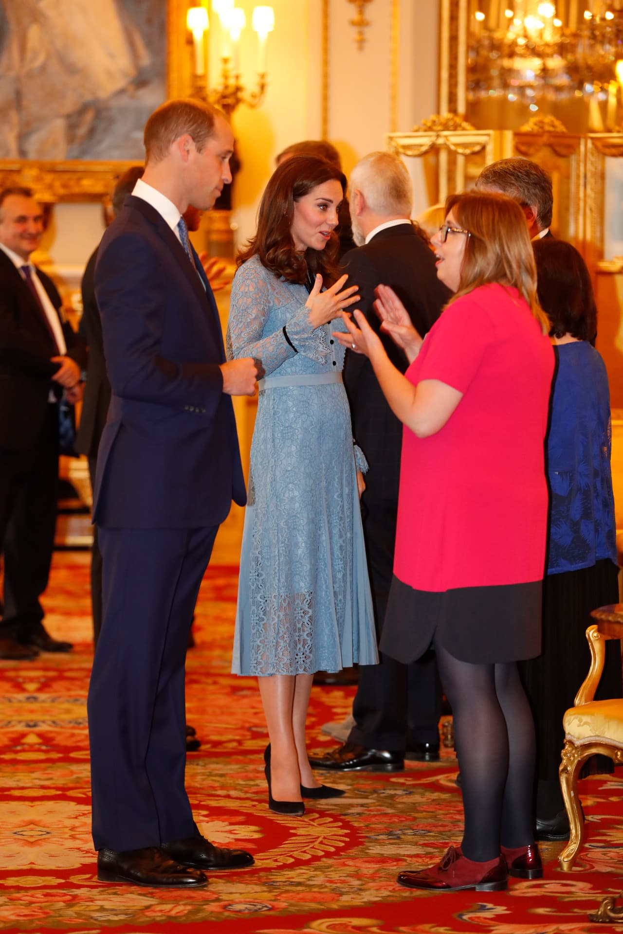 La duquesa no se había presentado en un evento público desde el 30 de agosto, cuando se conmemoró el vigésimo aniversario de la muerte de la Princesa Diana.