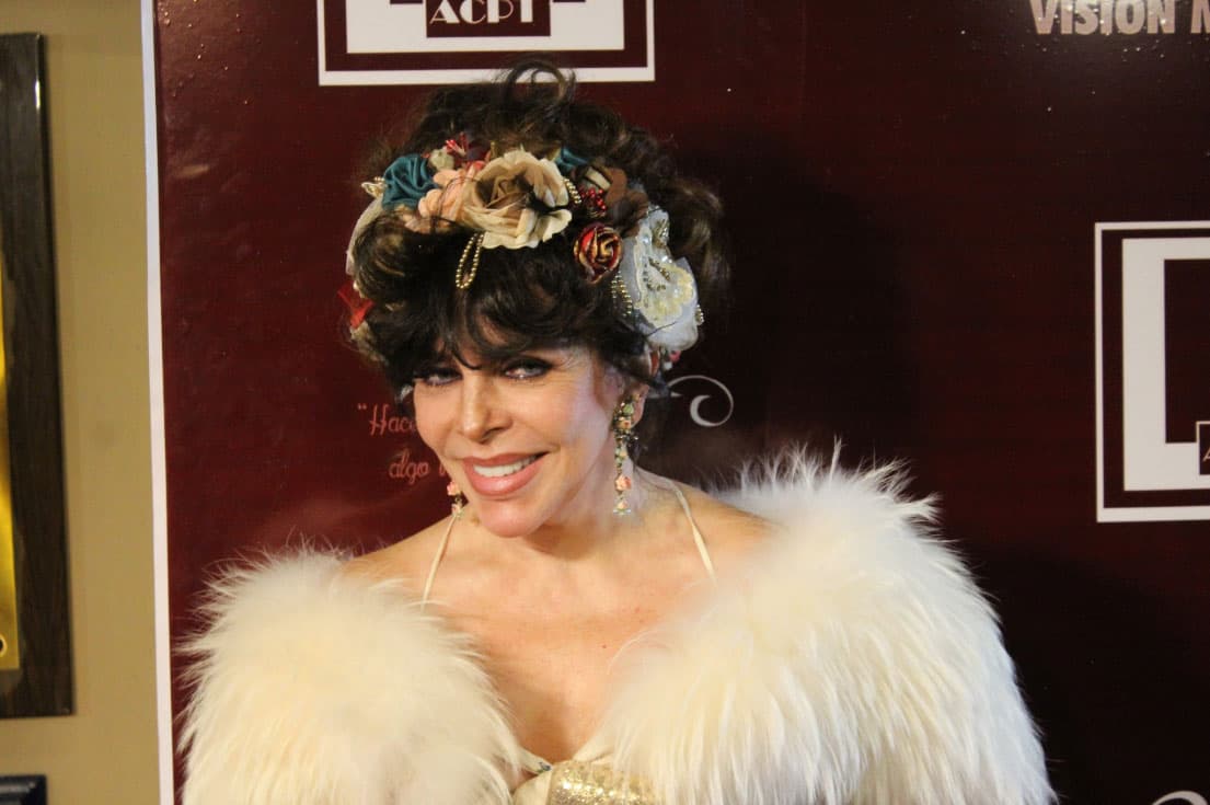 Verónica Castro en la entrega 22 de 'La Dama de la Victoria a lo Mejor del Teatro en 2016'.