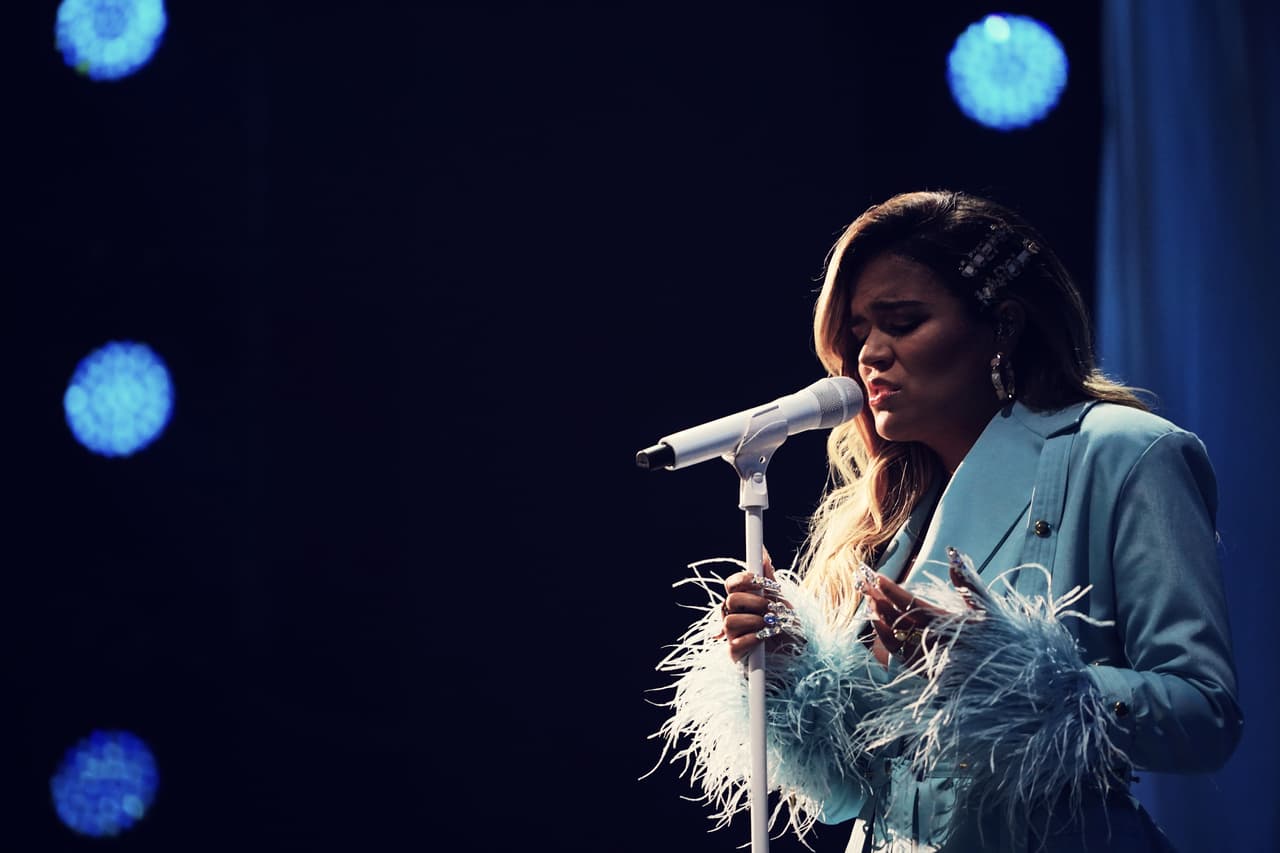 En el público estaba Anuel AA.