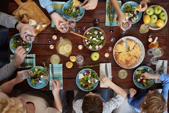 Cocina para otros. Esta es otra enseñanza que la bloguera tomó de su madre.