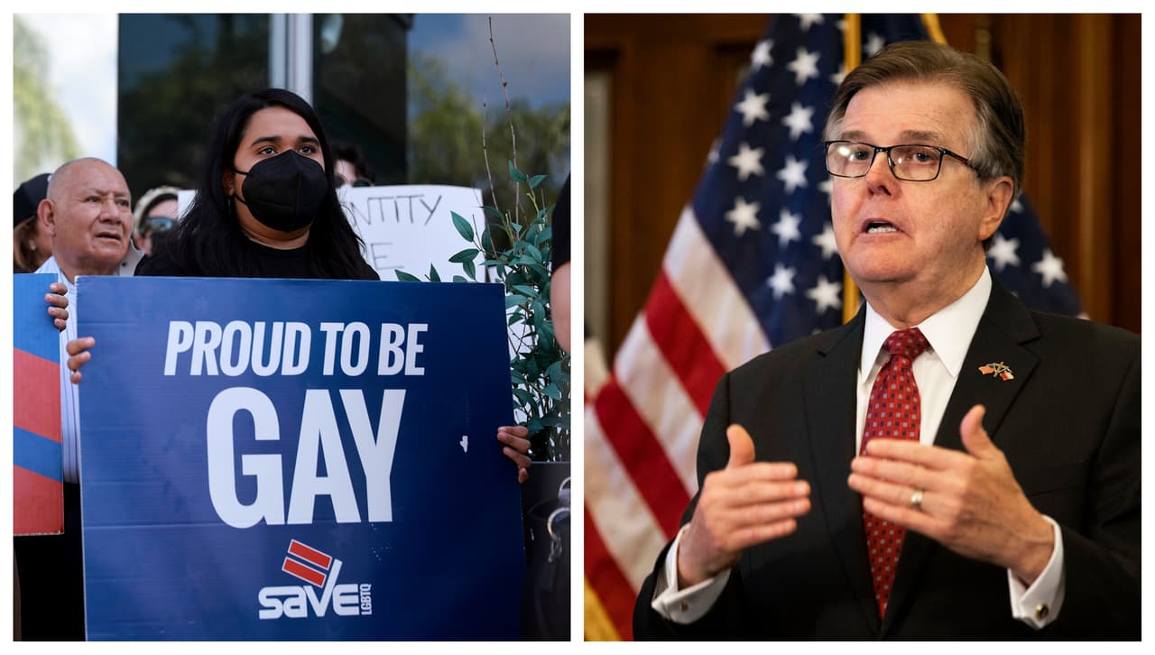Vicegobernador de Texas busca crear una ley similar a “No digas gay” de Florida 