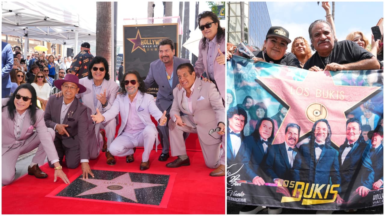 “Esto es para ustedes”: Los Bukis dedican su estrella en Hollywood a los inmigrantes