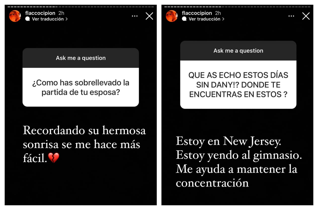 Compartió que "recordar" 
<b>la "hermosa sonrisa"</b> que tenía su esposa le ha ayudado a sobrellevar su partida y que ir al gimnasio le auxilia a "mantener la concentración" ante lo que le ha tocado vivir. 
<br>