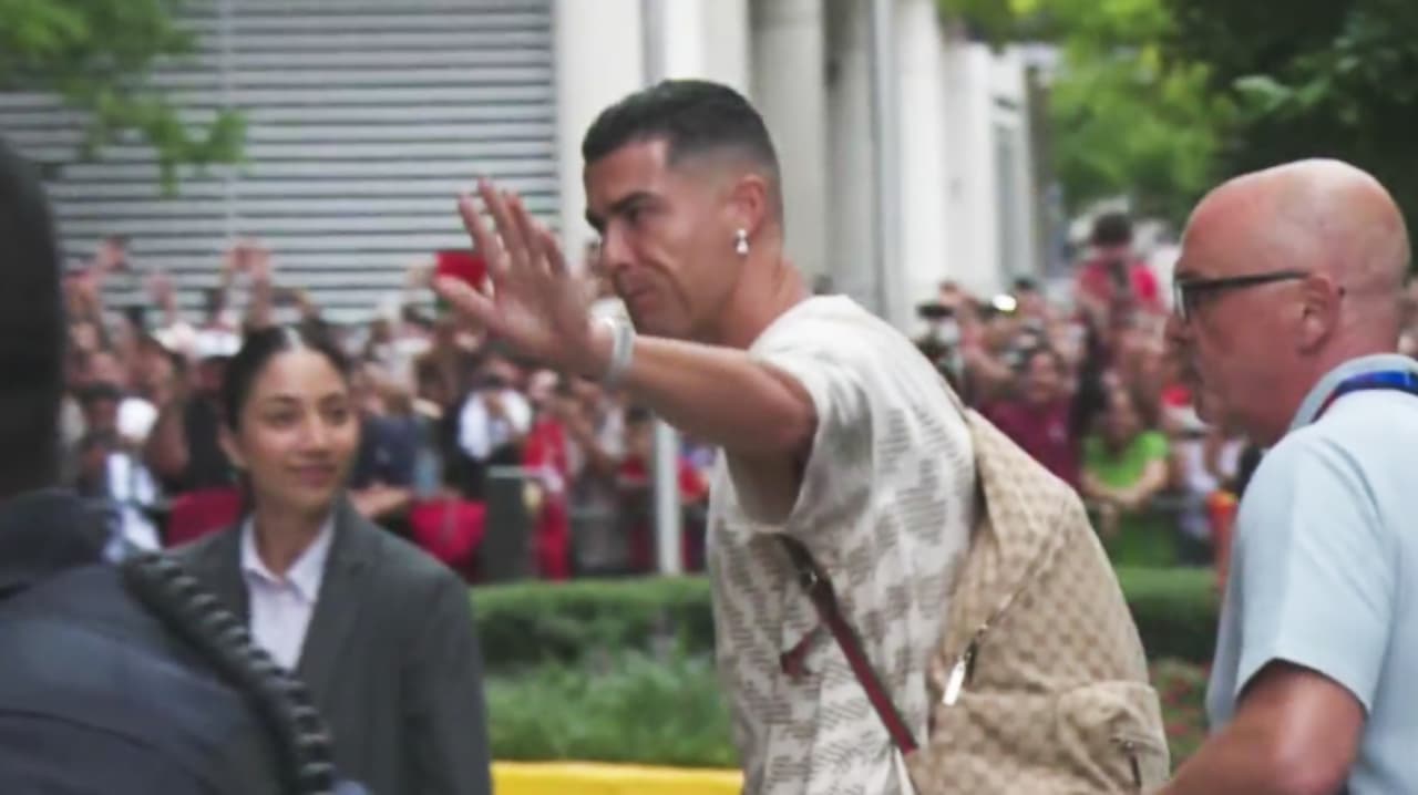 Así fue la llegada de Cristiano Ronaldo a Houston para jugar el Mundial de Fútbol