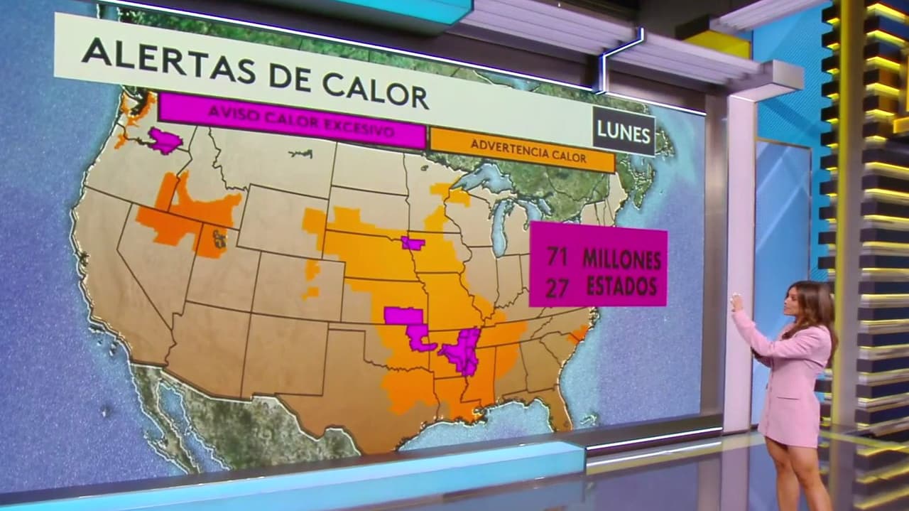 Clima hoy en EEUU, lunes 20 de julio 2026:Calor, alerta por humo y nueva tormenta tropical alertan a EEUU