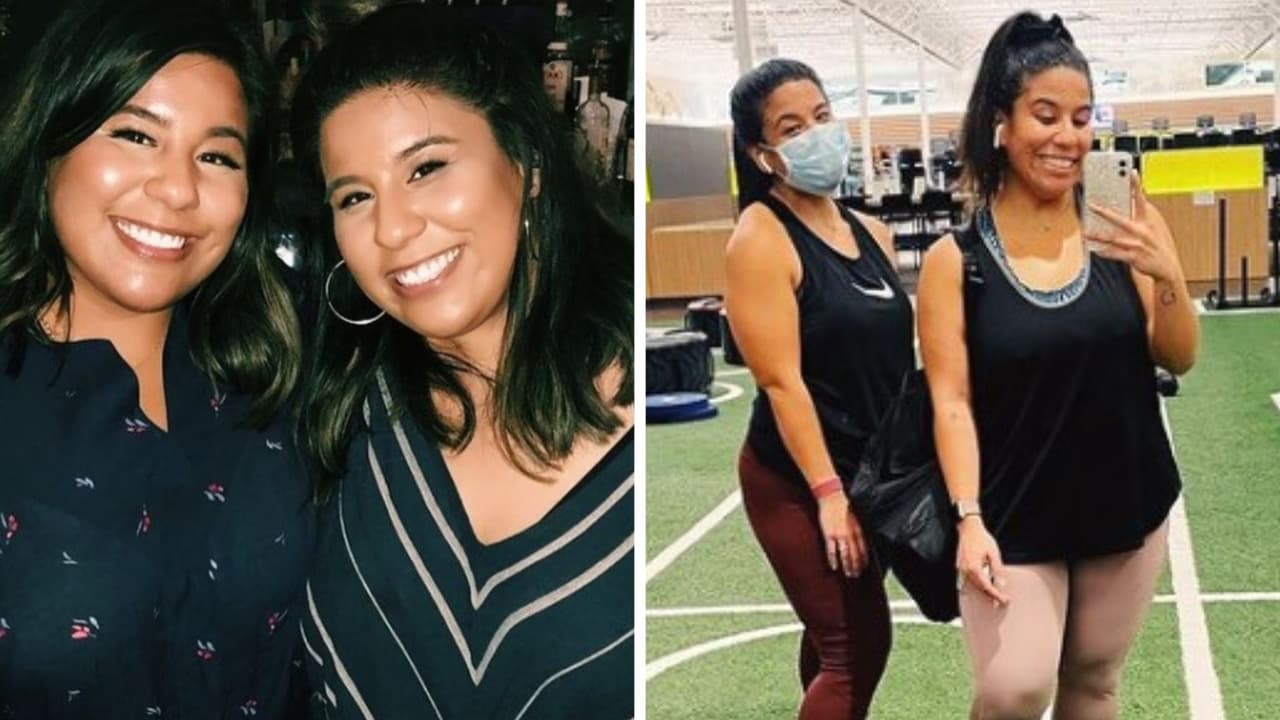 Gemelas inspiran a Internet por compartir su asombroso cambio tras bajar 200 libras: así lucen
