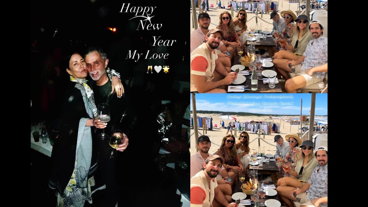 Stephanie Salas celebró el Año Nuevo con Humberto Zurita y sus hijos