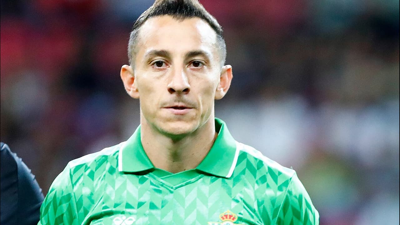 Andrés Guardado será baja del Real Betis por lesión ante Barcelona