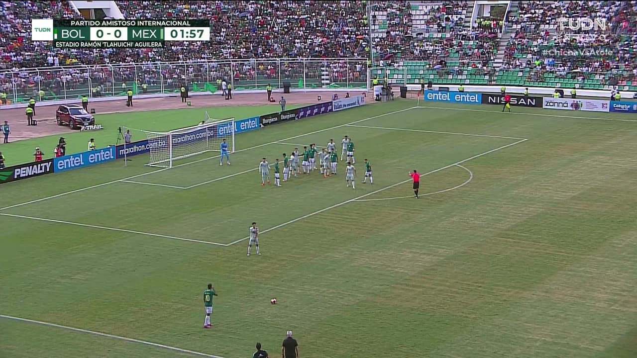 ¡TIRO ATAJADO! disparo por Ramiro Vaca.