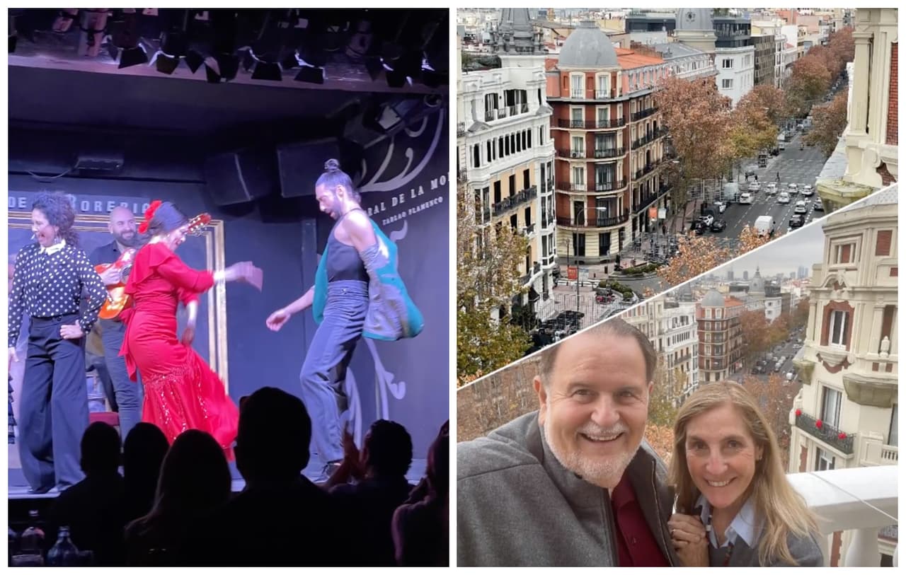 Y si de arte y actividades culturales se trata, Raúl y su esposa admiraron el los show
<b>Corral de la Morería,</b> el tablao de flamenco más famoso del mundo.