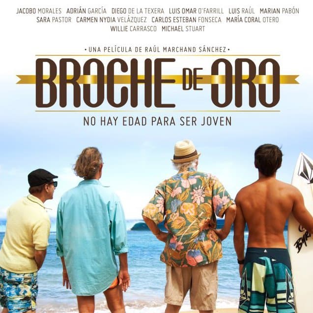 Broche de oro(2012), Puerto RicoDirector: Raúl Marchand SánchezGuión: Raúl Marchand SánchezReparto: Odalis Carela, Willie Carrasco, Diego de la TexeraTres amigos se escapan de una residencia de ancianos católica para disfrutar de un fin de semana de libertad. ¿Hace falta decir más? Una película sobre la amistad, el optimismo y las aspiraciones vitales que se convirtió en una de las preferidas de Puerto Rico.
